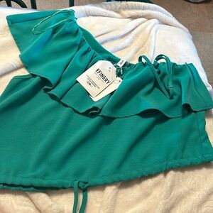 Green blouse size large